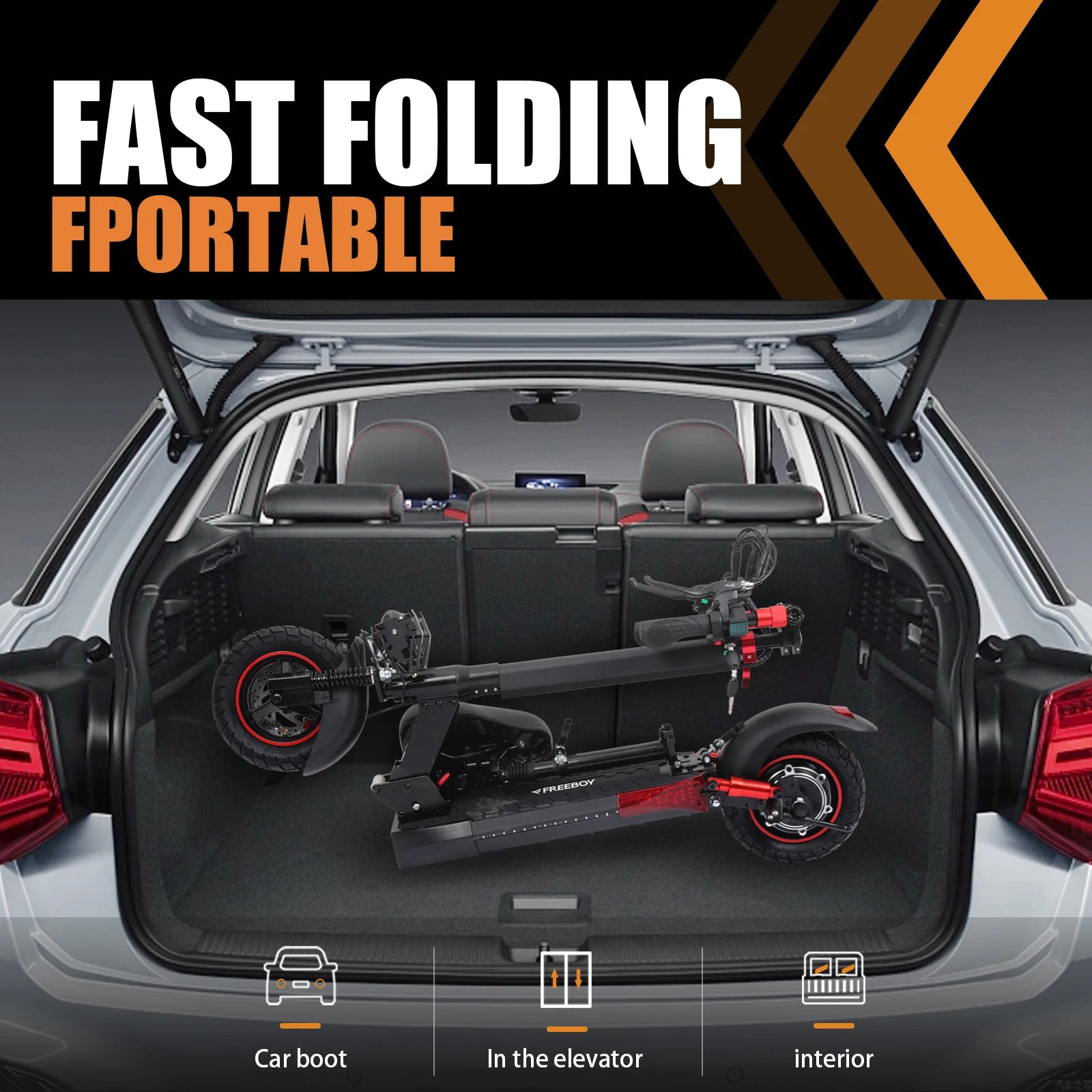 10-inch Off-Road Single-Drive Adult Electric Scooter with Aluminum Alloy Frame 800W Motor Foldable Electric Scooter