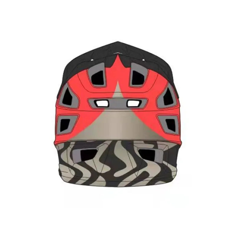 New Design DUAL SPORT Full Face MTB Helmet for Adult Unisex Safety Protection with 16 Air Vents