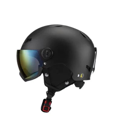 Certified ABS+EPS Snowboard Ski Helmet with Adjustable Visor Removable Liner & Ear Pads for Winter Sports