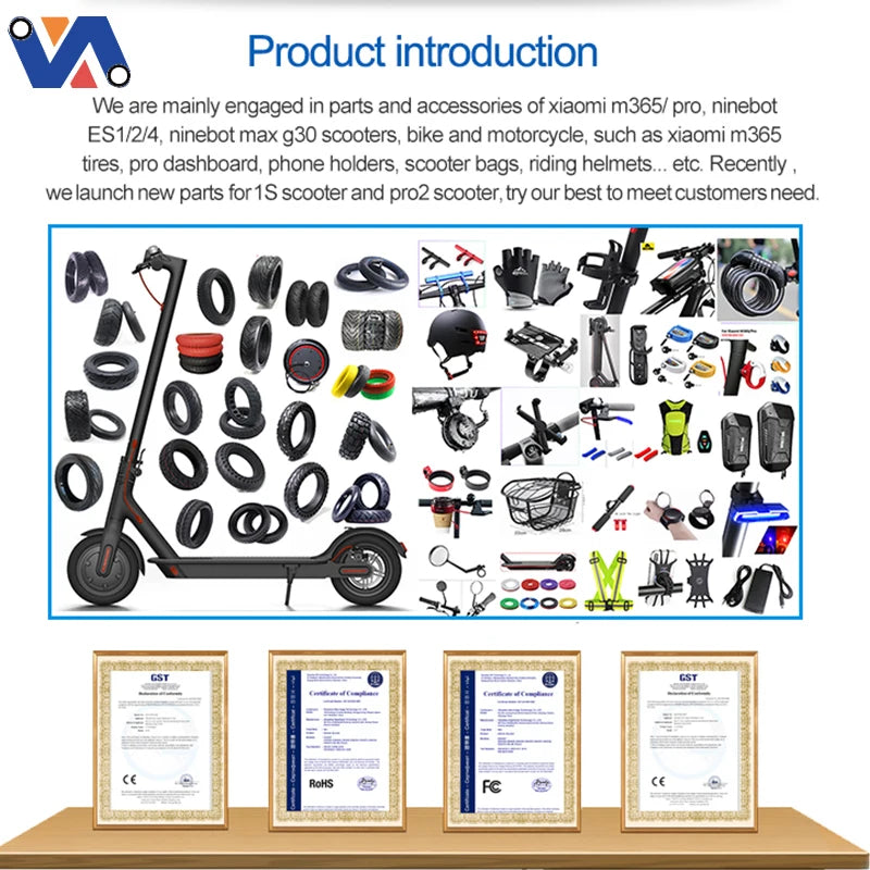 New Image EU Stock 350W Electric Scooter Motor Kit Fast Race Hub 10inch Wheel Engine Parts Hub Scooter Motor for Ninebot MAX G30