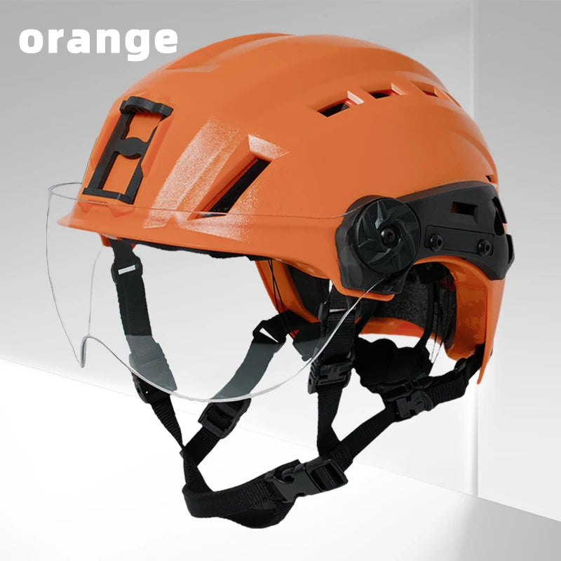 OSCR Dual Sport SAR Helmet with VAS Shroud Nylon ARC Rail & ABS Body TB1452 Hard Usage Safety Helmet