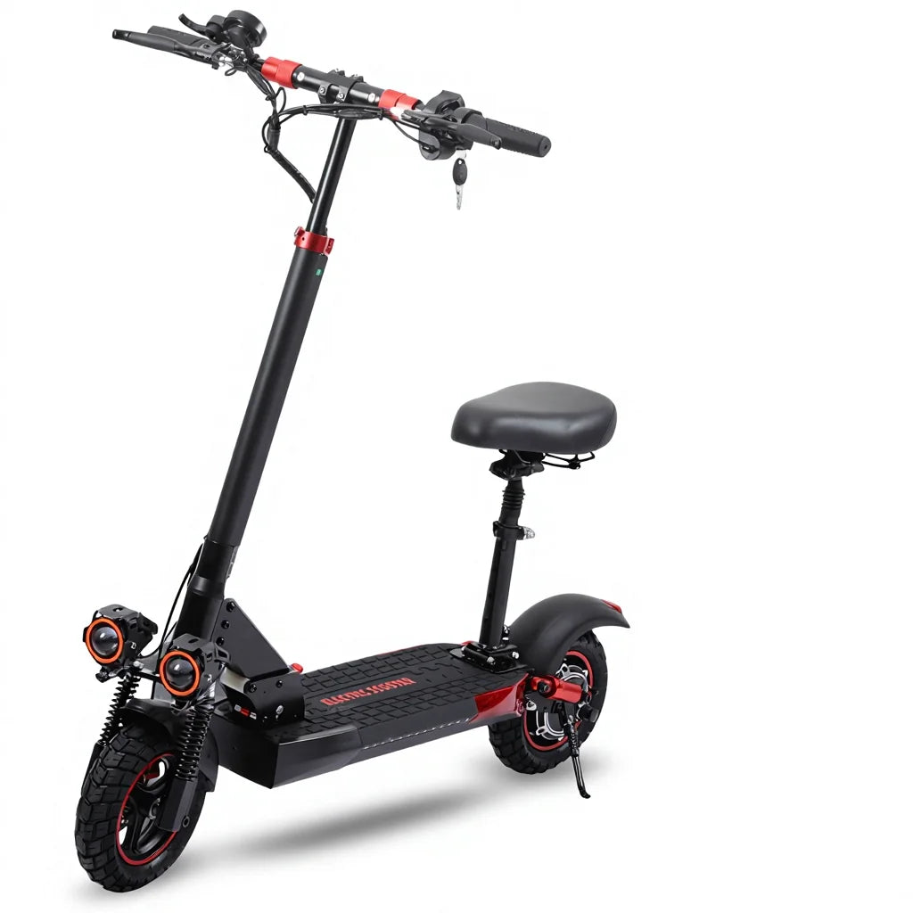 J01scooter EU Warehouse Adult Electric Scooter | Foldable Off-Road E-Scooter | High-Power Motor Electric Bicycle for Adults