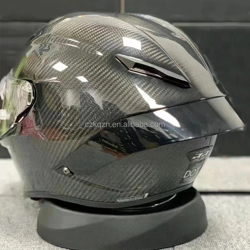 Carbon Fiber Wholesale  Full Face Bike Motorcycle Helmets Season for Motorcycle Racing Driving Helmet