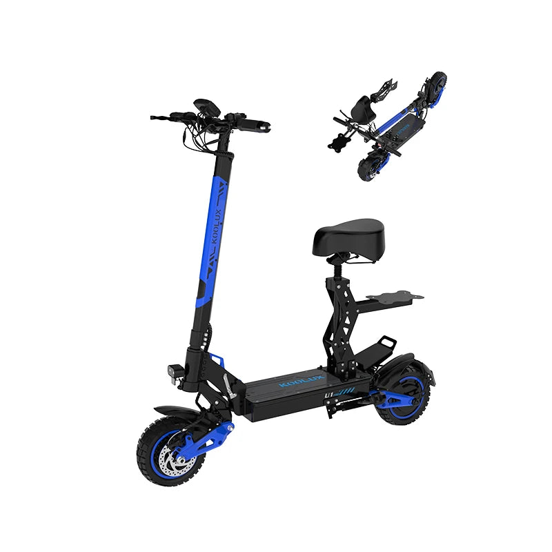 City Commuter E-Scooter 10" 1000W 48V 20.8AH Foldable Electric Scooter 25km/h 80km Range LED Display APP Control EU UK Stock