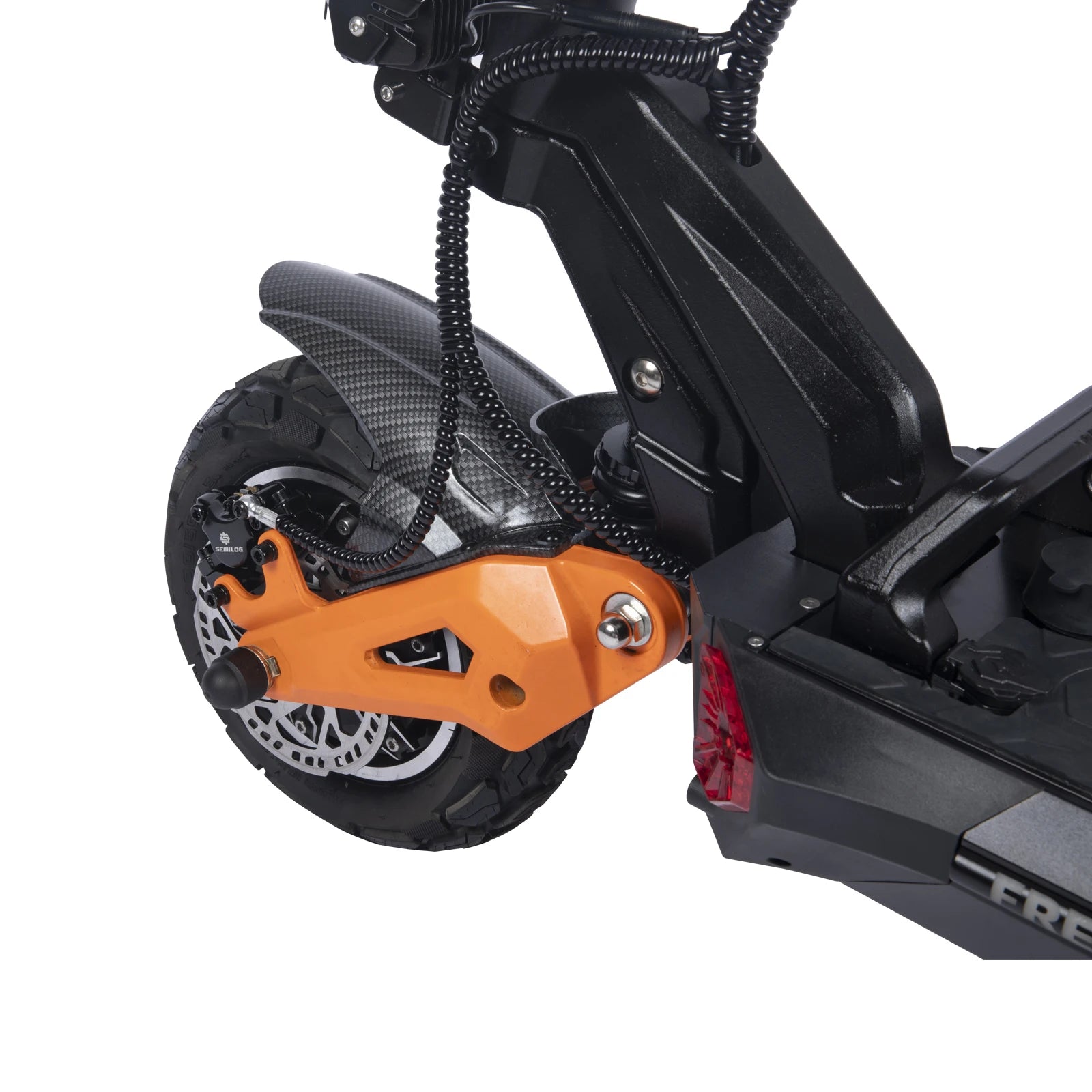 11" Off-Road Vacuum Tire Electric Scooter Dual Motor Drive 80km/h Max Speed Eagle-Eye Spotlights + Color Lights IPX5 Waterproof