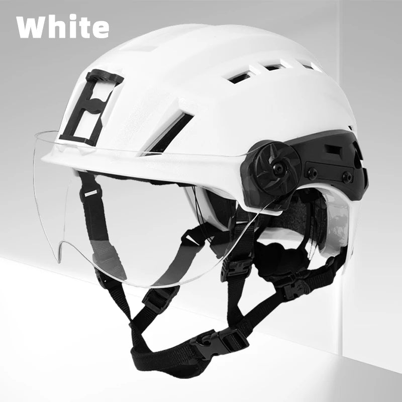 OSCR Dual Sport SAR Helmet with VAS Shroud Nylon ARC Rail & ABS Body TB1452 Hard Usage Safety Helmet