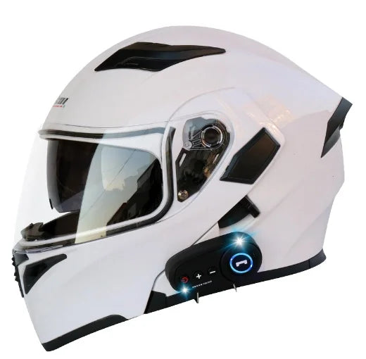 Windproof Fog-Proof Warm Motorcycle Helmet Full Face Electronic Bike Motorcycle Helmet With Adjustable Vents