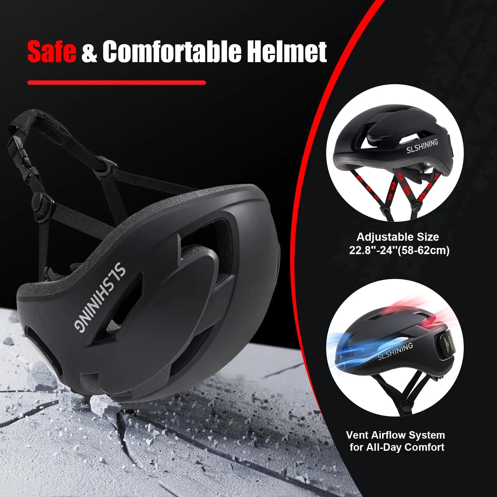 High Quality Lightweight Adjustable 360° High Visibility LED Display Bicycle Helmet Smart APP Controlled Turn Helmet Helmets