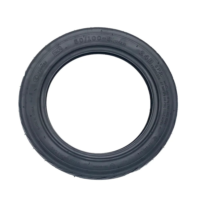 High-quality 12x2.0 Electric Scooter Tire Tubeless 50/100-8 Jelly Puncture Proof Vacuum Tire for Electric Scooter Accessories