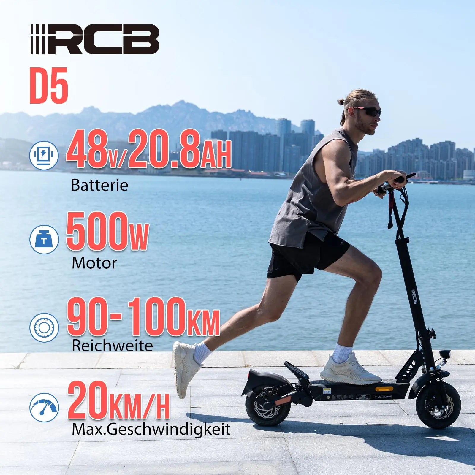 Clearance Price High-Power 48V Electric Scooter for Adults Foldable and High-Speed Off Road With Two Wheels Eu Compliant