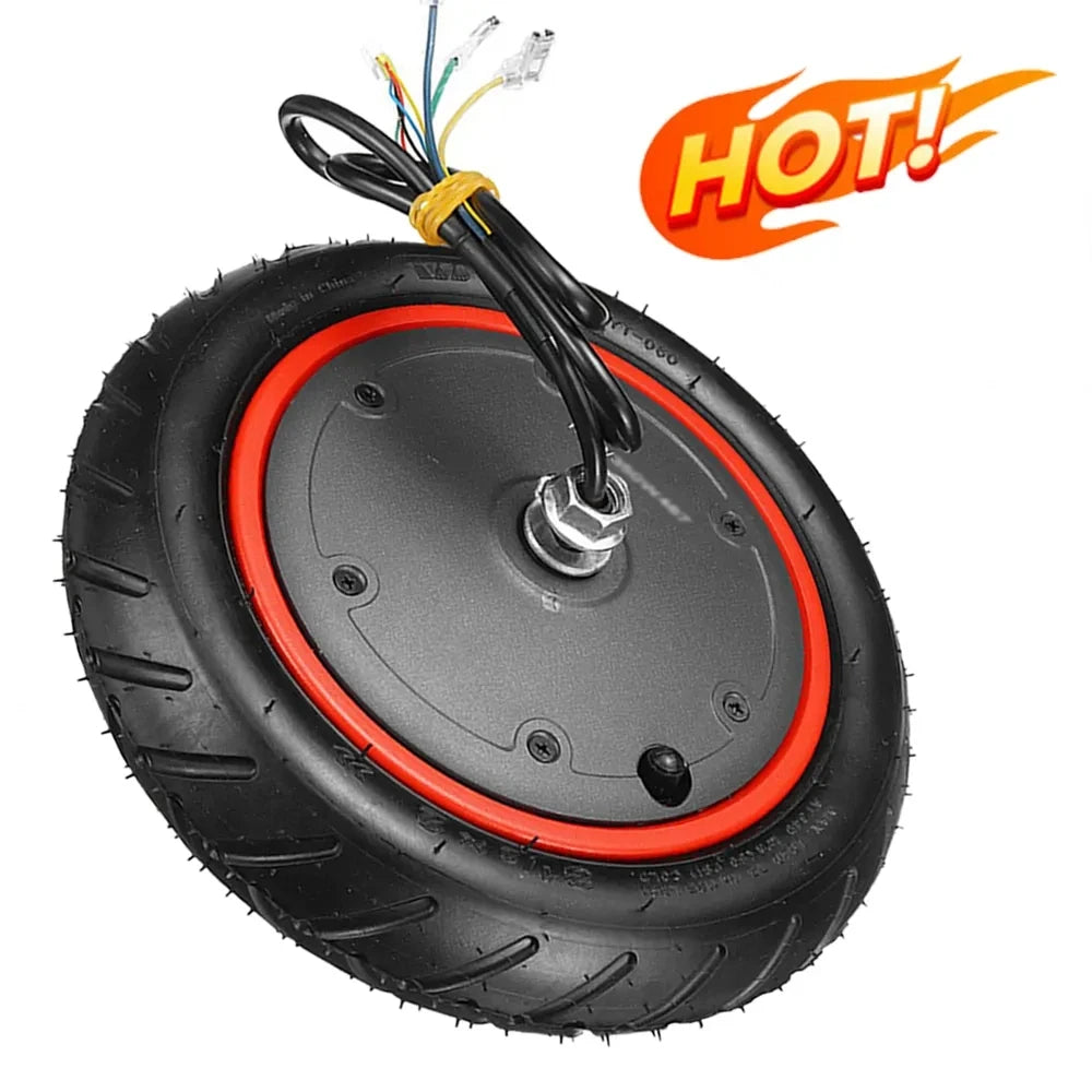 New Image EU Stock 36V 350W for MI M365 Pro Accessories E-Scooter Motor Hub and Wheel Tires Scooter Parts Electric Scooter Motor