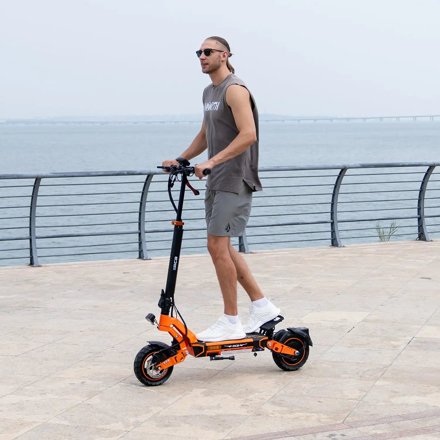 RCB D7 10" Foldable Electric Scooter, 250W for EU 500W EU, 48V 20.8Ah Battery, App-Controlled E-Scooter, CE Certified Wholesale