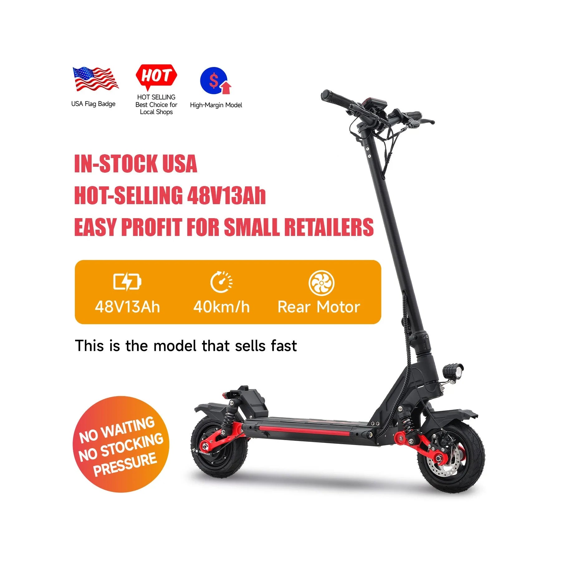 ASAP9 48V 500W Electric Scooter 9 Inch Tires Fast Delivery Foldable Adult Commuter EU US Stock Free Shipping E-scooter
