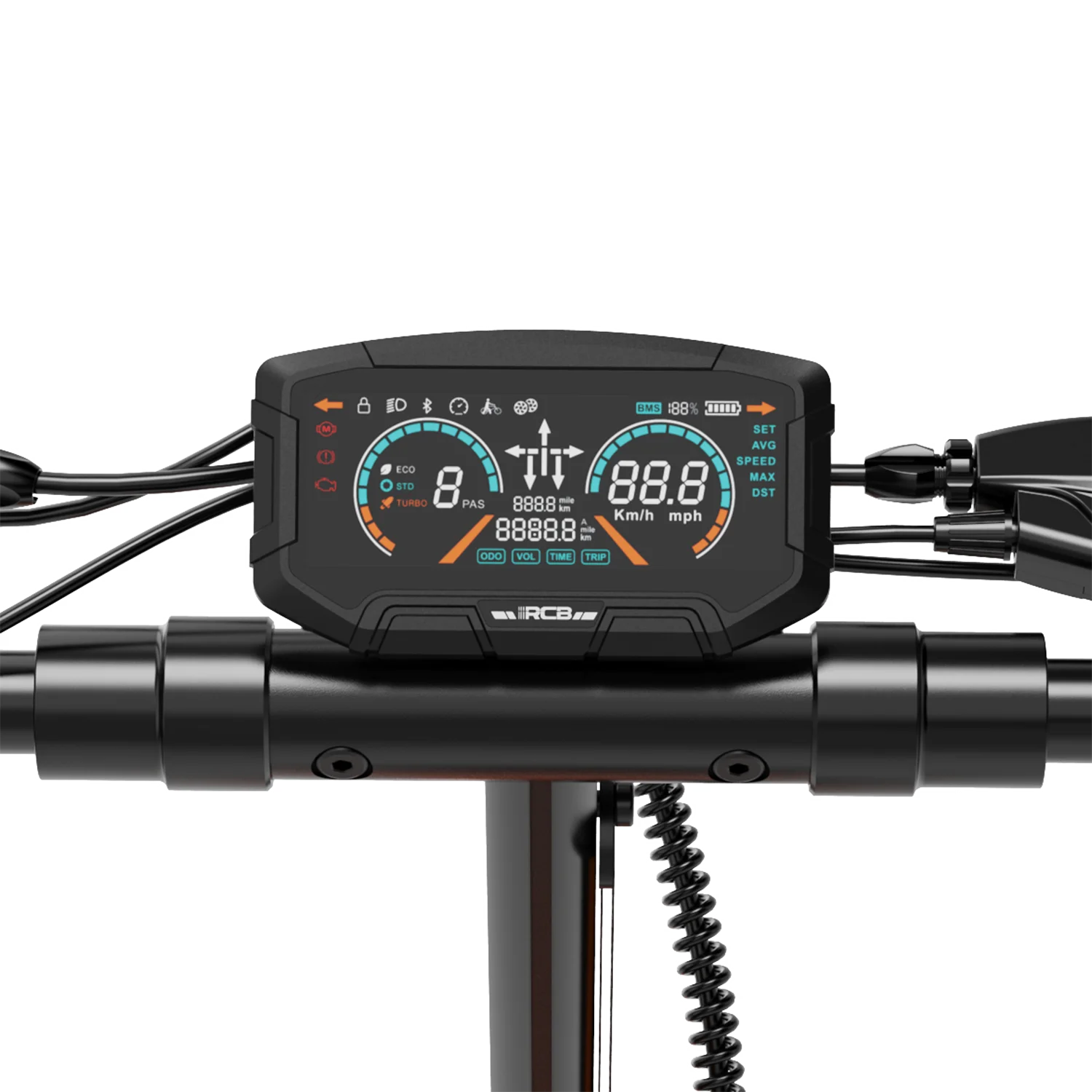 RCB D7 10" Foldable Electric Scooter, 250W for EU 500W EU, 48V 20.8Ah Battery, App-Controlled E-Scooter, CE Certified Wholesale