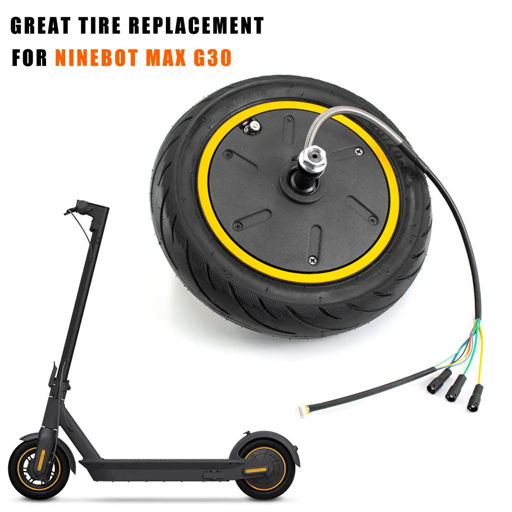 New Image EU Stock 350W Electric Scooter Motor Kit Fast Race Hub 10inch Wheel Engine Parts Hub Scooter Motor for Ninebot MAX G30