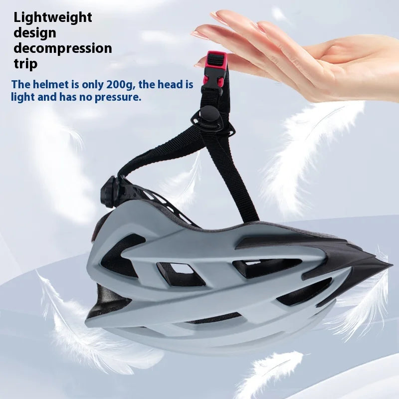 All-In-One  Road Bike Cycling Helmet for Men and Women Outdoor Sports Equipment for Riding