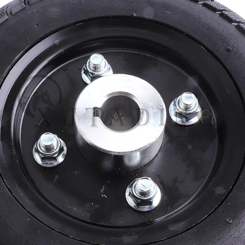 Electric Scooter 8 inch Solid Tyre Wheel 200x50 Non-pneumatic tire With Aluminium Alloy keyway Wheel Hub Electric Vehicle Parts